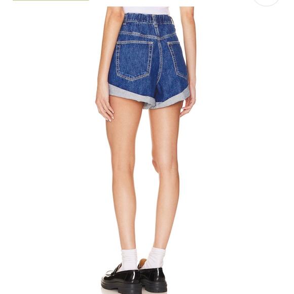 Free People Danni Denim Shorts - Stargaze - Size Medium (New) - Picture 3 of 6